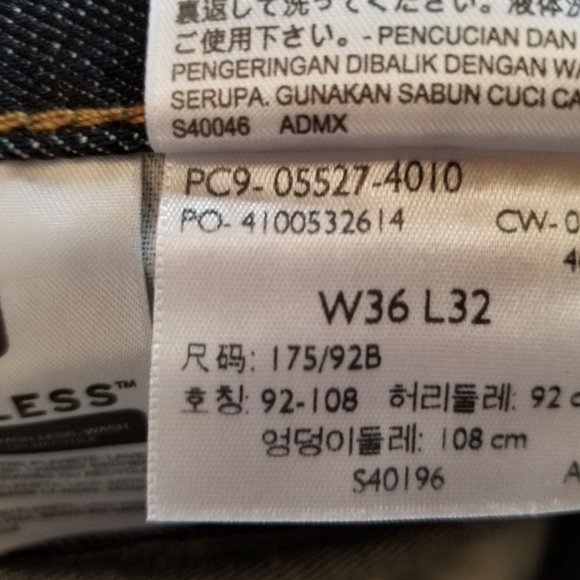 Levi's 527-4010 Slim FIt Bootcut 36x32 - Picture 8 of 10